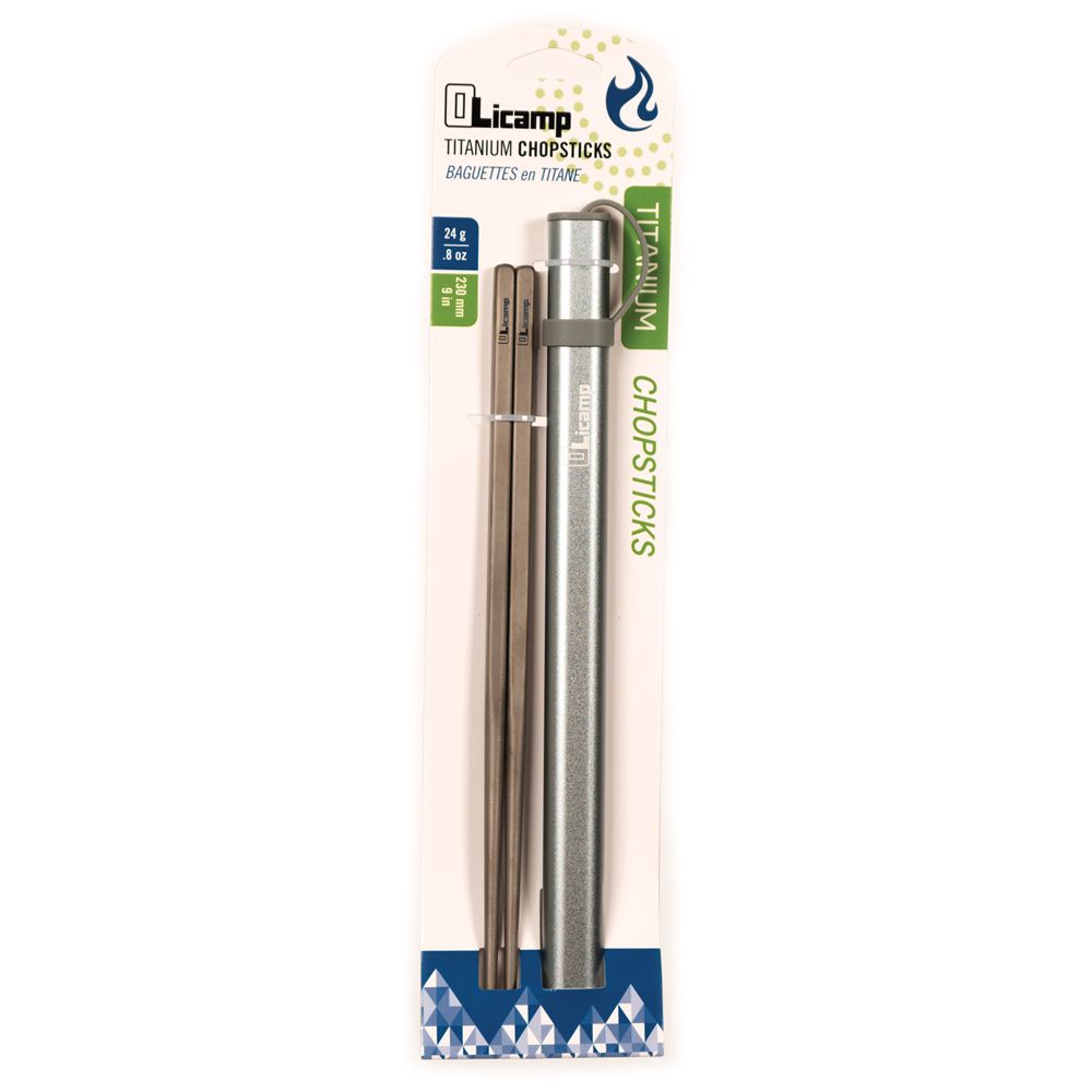 Olicamp Titanium Chopstix with Case