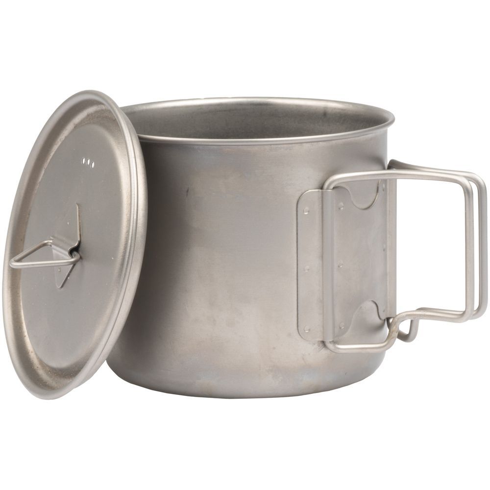 Olicamp Titanium Mug with Lid.  550ml